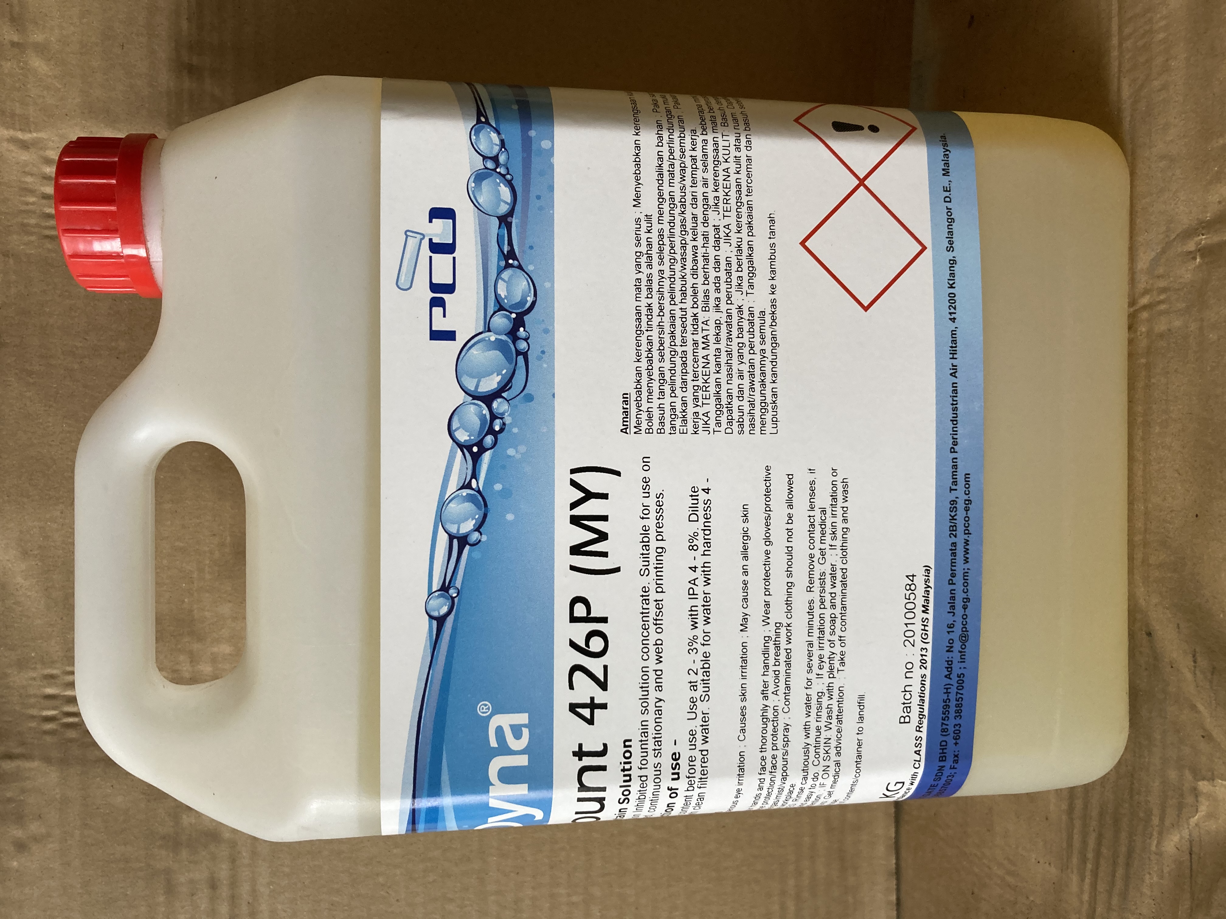 Dung dịch làm ẩm tờ rời tiết kiệm cồn